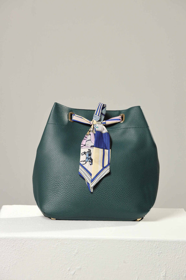 Dark Green Shoulder Bag - 438322104