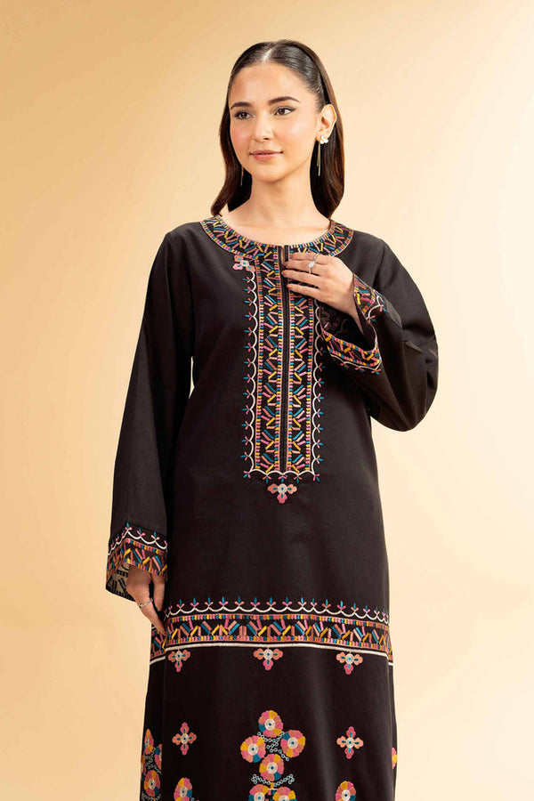 2 Piece - Unstitched - Dyed Embroidered Suit - 42501001