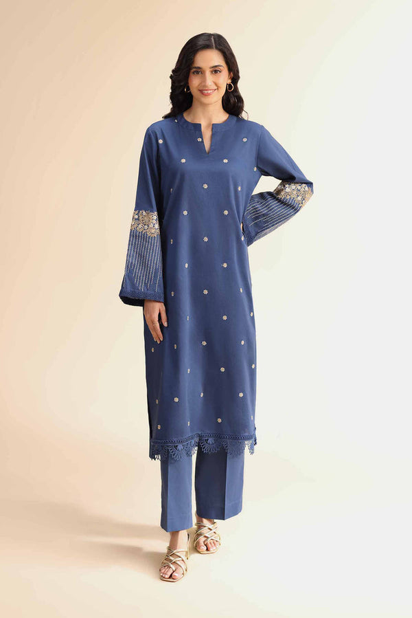 2 Piece - Unstitched - Dyed Embroidered Suit - 42501005