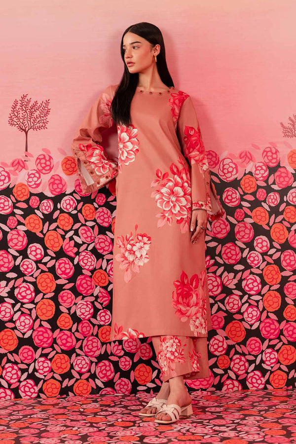 2 Piece - Unstitched Printed Suit - 42501016