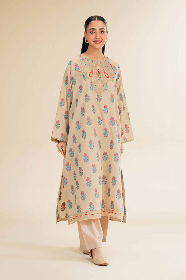 2 Piece - Unstitched - Jacquard Embroidered Suit - 42501024