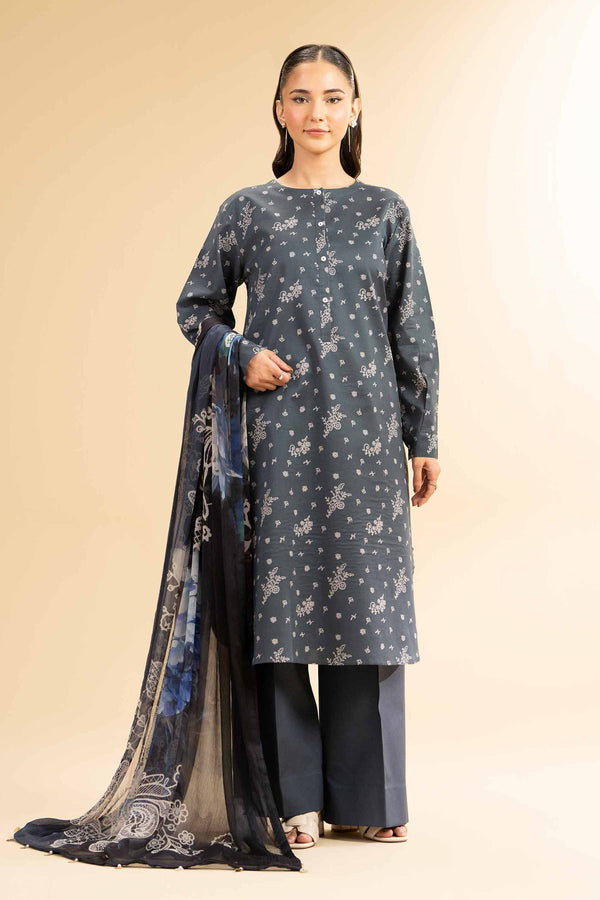 2 Piece - Unstitched - Printed Suit - 42501031