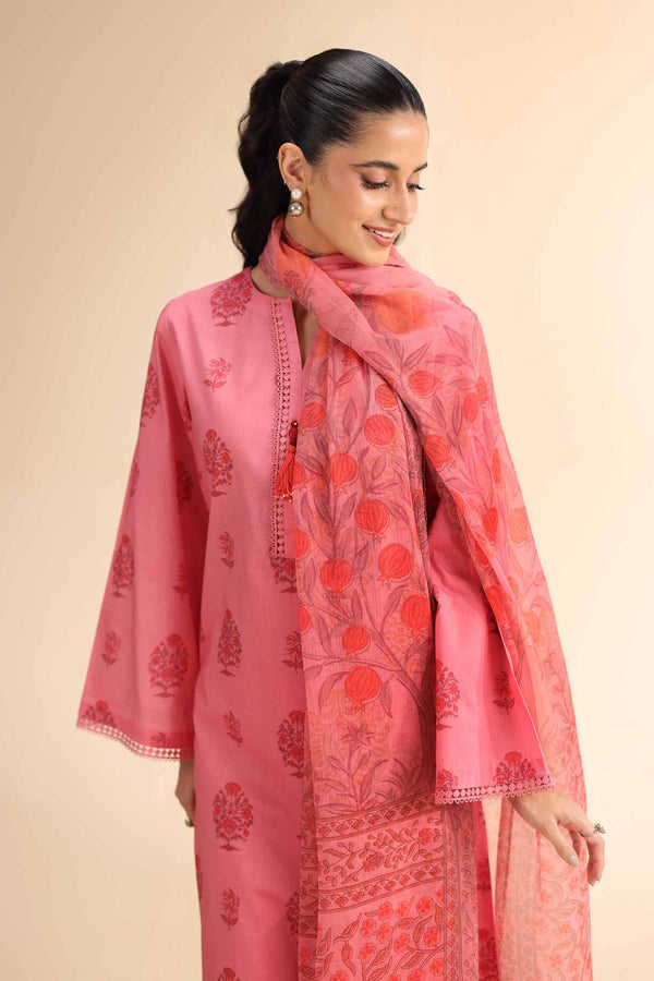 2 Piece - Unstitched - Printed Suit - 42501032
