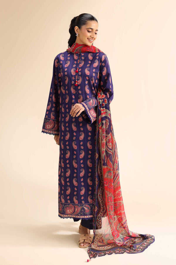 2 Piece - Unstitched - Printed Suit - 42501034
