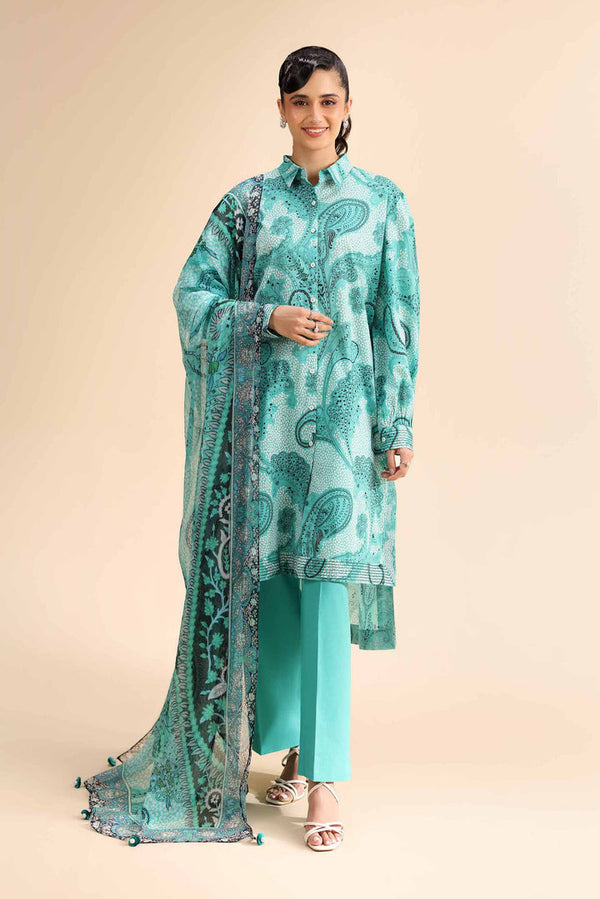 2 Piece - Unstitched - Printed Suit - 42501037