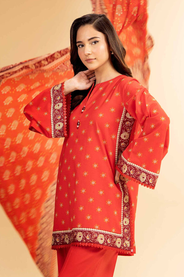 3 Piece - Unstitched - Printed Suit - 42501076