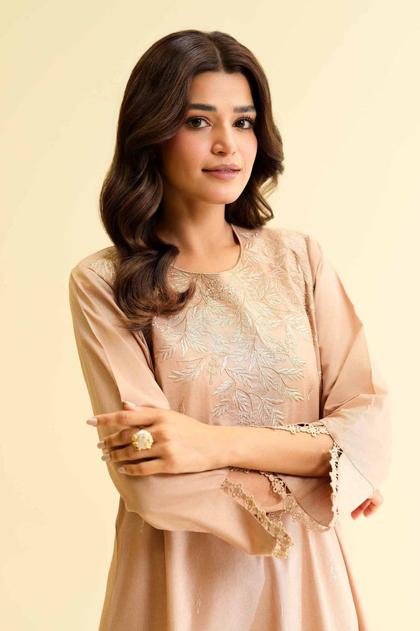 2 Piece - Unstitched - Dyed Embroidered Suit - 42501136