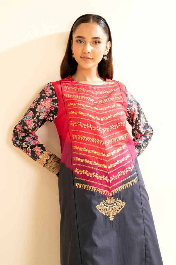 2 Piece - Unstitched - Digital Printed Embroidered Suit - 42501151