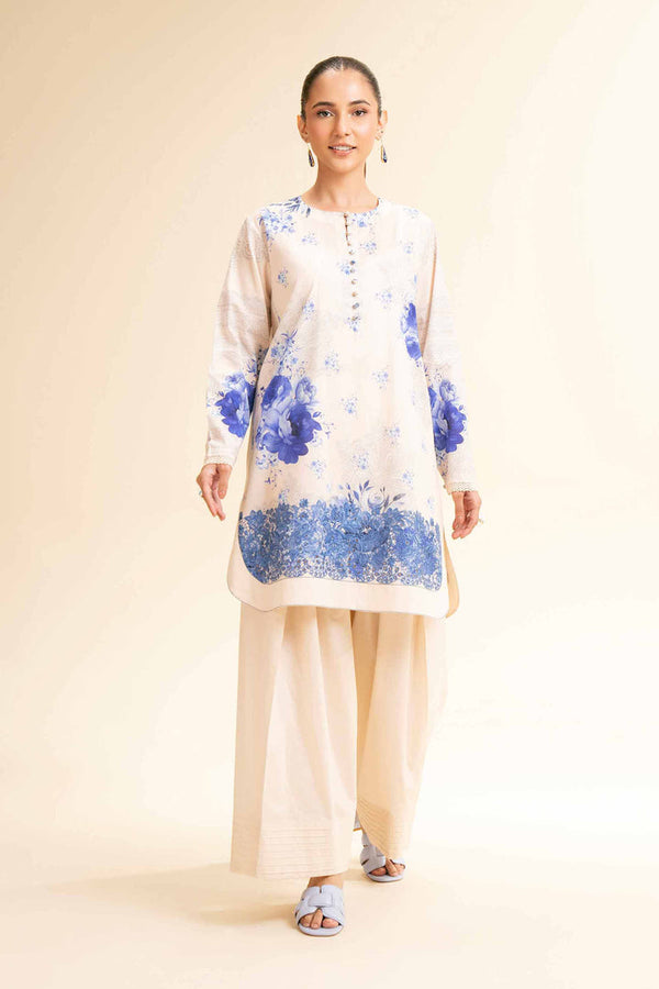 2 Piece - Unstitched - Digital Printed Embroidered Suit - 42501152