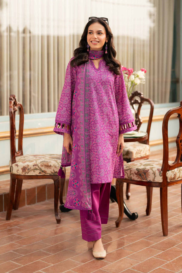 3 Piece - Unstitched - Printed Suit - 42501254