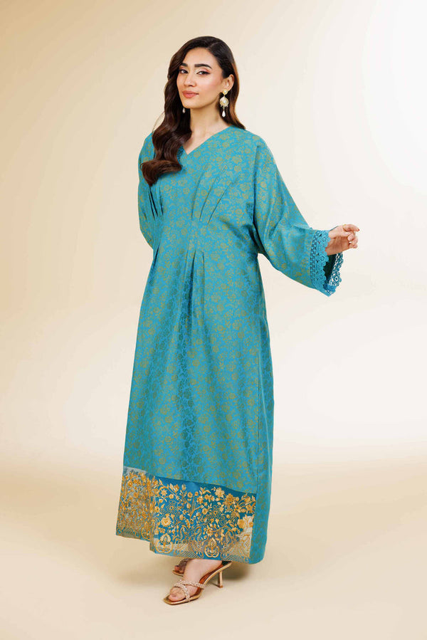 2 Piece - Unstitched - Jacquard Embroidered Suit - 42501291