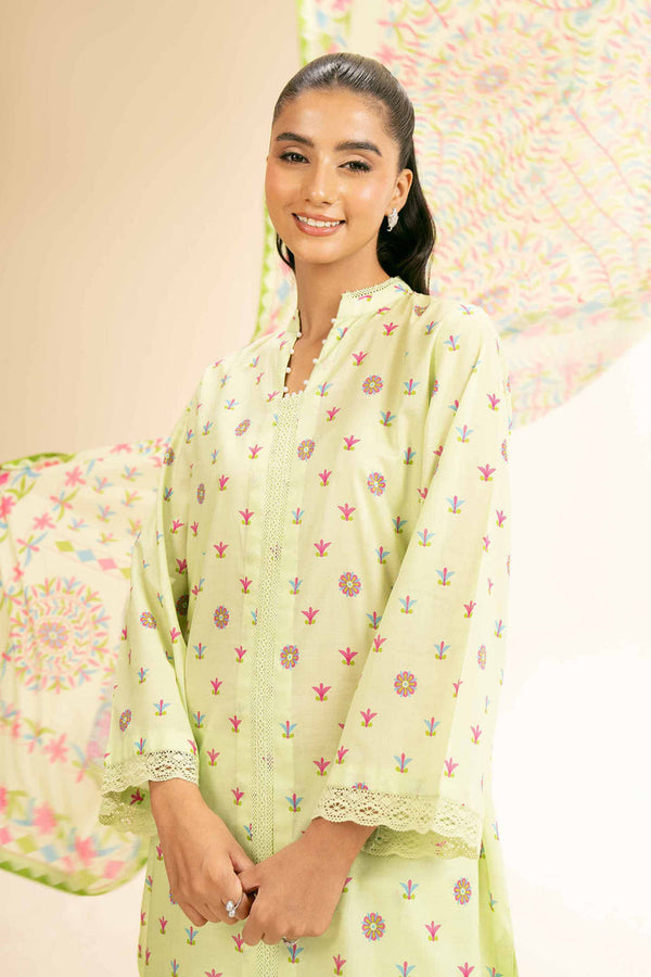 3 Piece - Unstitched - Printed Suit - 42501316