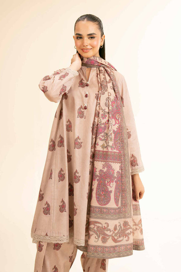 3 Piece - Unstitched - Printed Suit - 42501323
