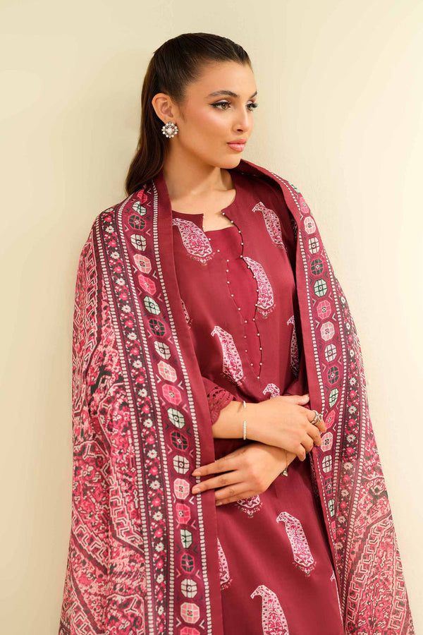 3 Piece - Unstitched - Printed Suit - 42501472