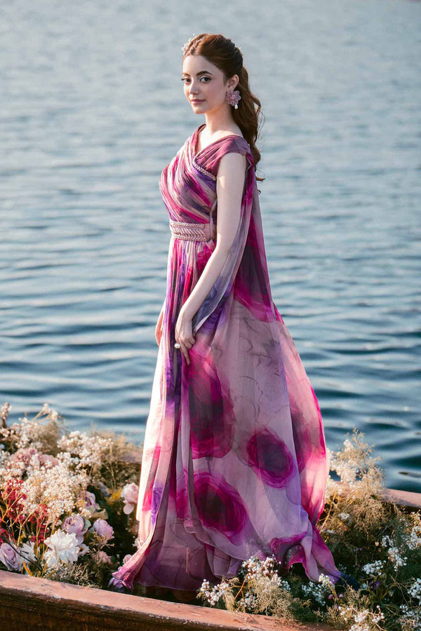 3 Piece - Unstitched - Digital Printed Embroidered Suit - 42501618