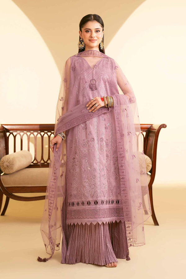 3 Piece - Unstitched - Embroidered Suit - 42519117