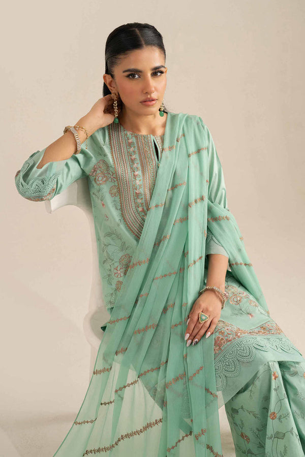 3 Piece - Unstitched - Embroidered Suit - 42519189