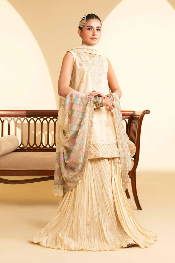 3 Piece - Unstitched - Embroidered Suit - 42519196