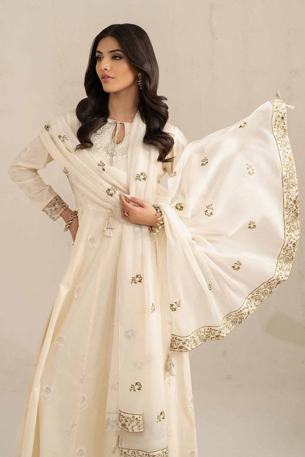 3 Piece - Unstitched - Embroidered Suit - 42519198