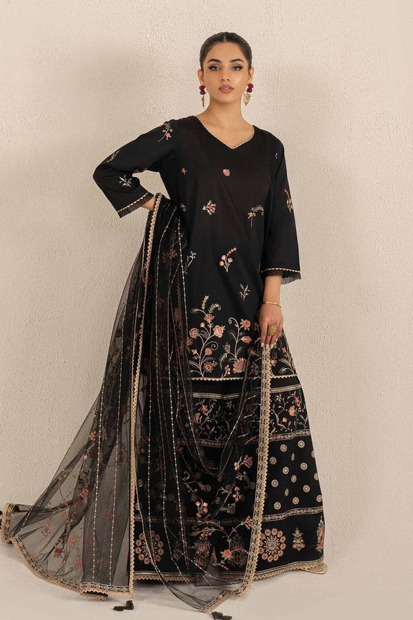 3 Piece - Unstitched - Embroidered Suit - 42519415