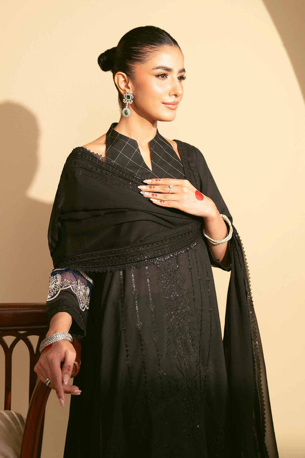 3 Piece - Unstitched - Embroidered Suit - 42519425