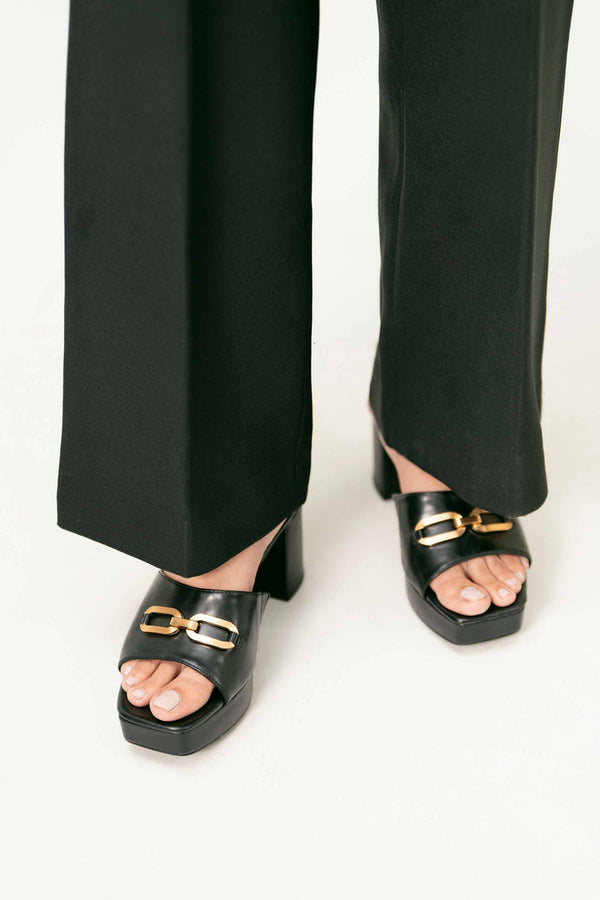 Black Block Heels - 440692903