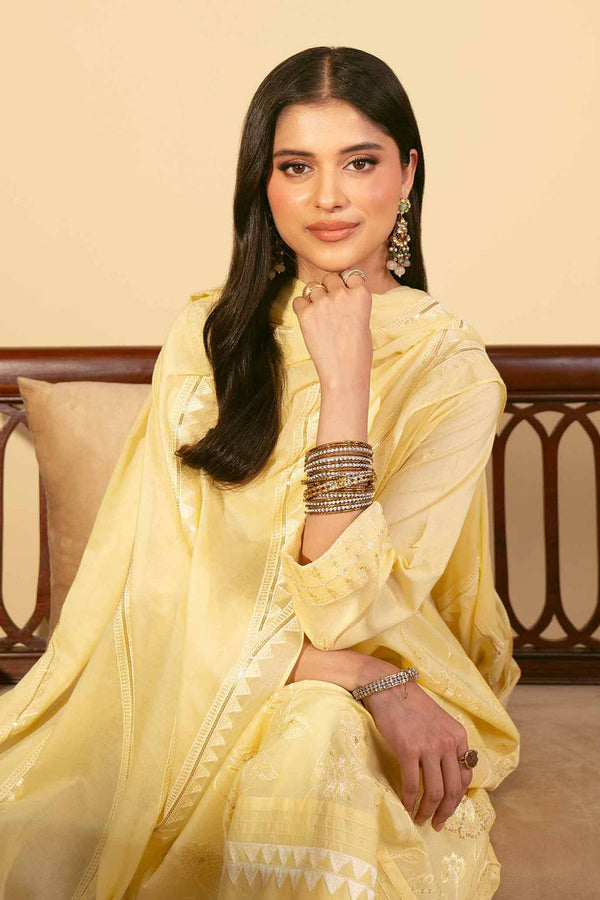 3 Piece - Stitched - Embroidered Suit - KFE25-23