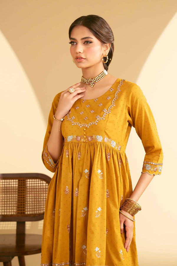 2 Piece - Stitched - Embroidered Suit - KFE25-72