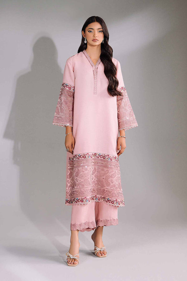 2 Piece - Unstitched - Embroidered Suit - KFW24-73