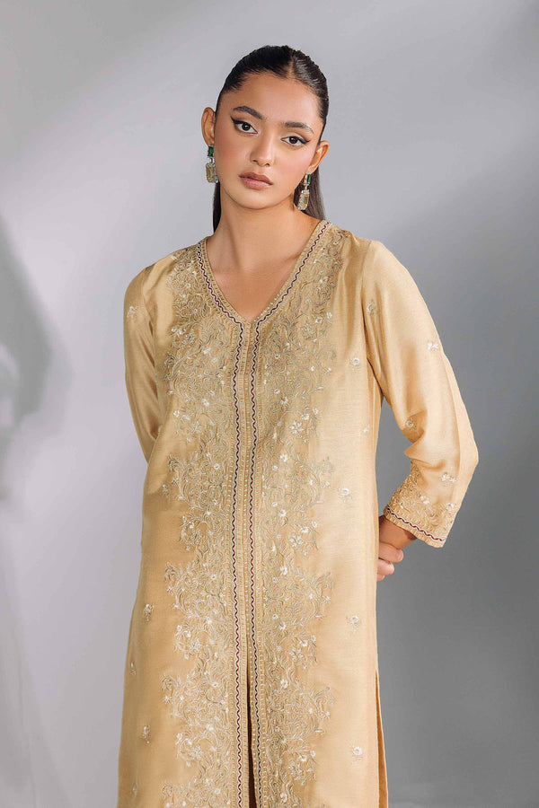 2 Piece - Unstitched - Embroidered Suit - KFW24-88