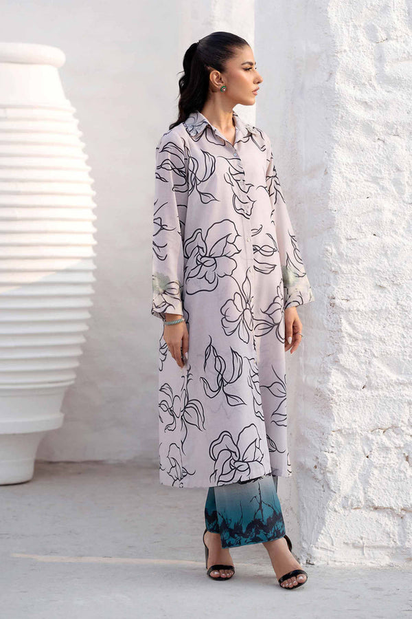 2 Piece - Stitched - Printed Embroidered Suit - KPS25-08