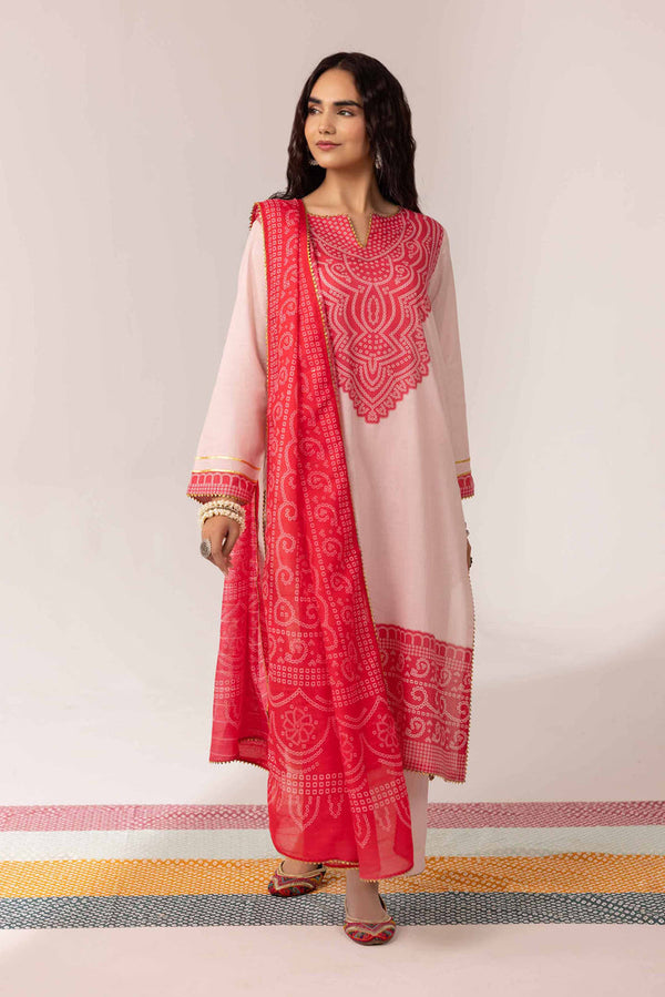 3 Piece - Stitched - Printed Suit - PE25-101