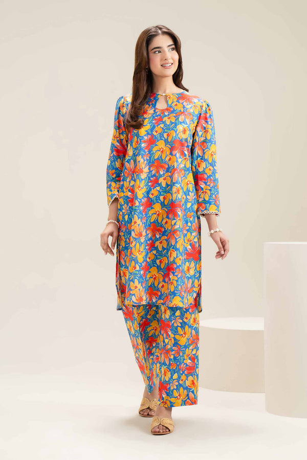 2 Piece - Stitched - Printed Suit - PE25-397