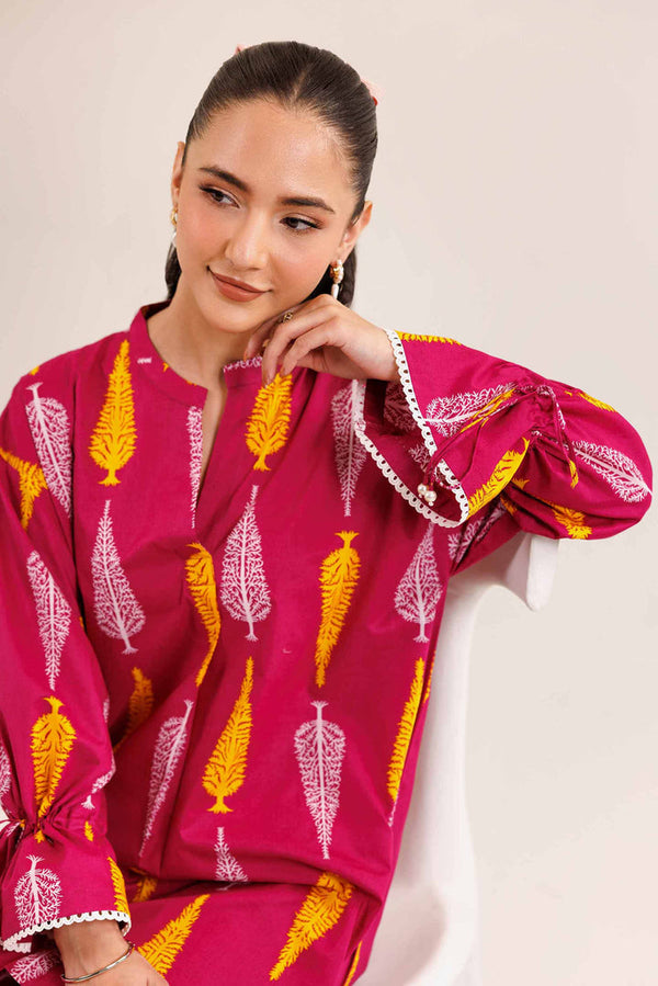 2 Piece - Stitched - Printed Suit - PE25-410